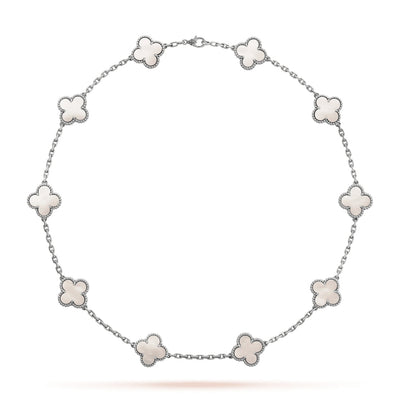 KLÖVER | 10-motivs silverhalsband