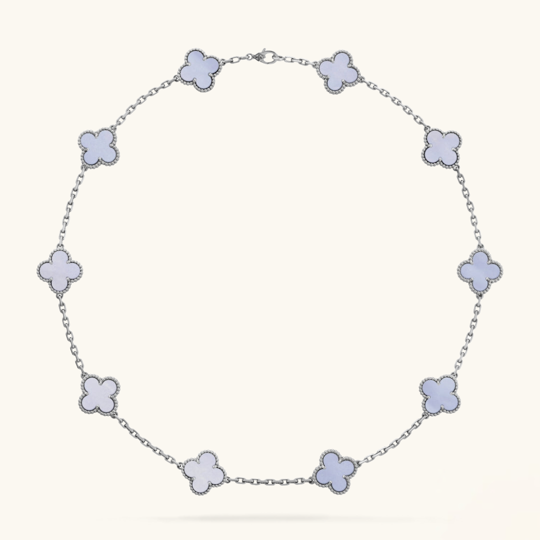 KLÖVER | 10-motivs lila halsband