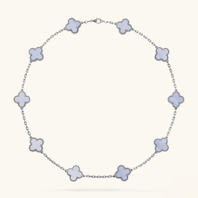 KLÖVER | 10-motivs lila halsband