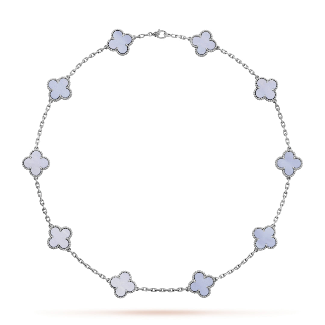 KLÖVER | 10-motivs lila halsband