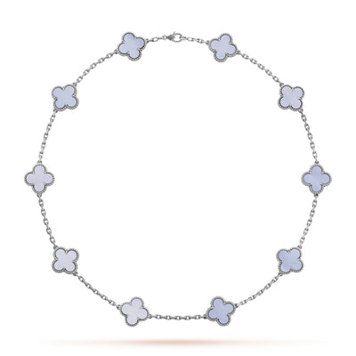 KLÖVER | 10-motivs lila halsband