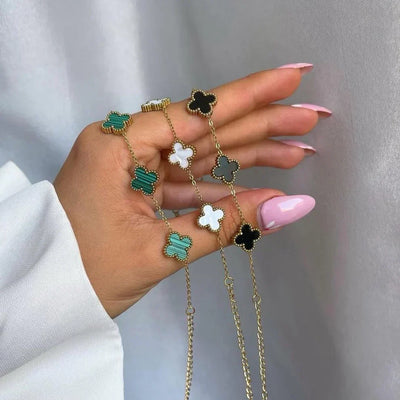 3-delat klöverarmbandsset