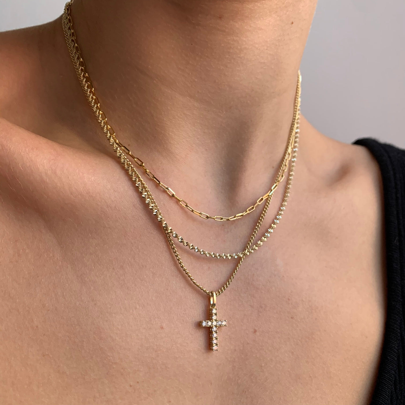 EXKLUSIVT | Elegance Cross halsband